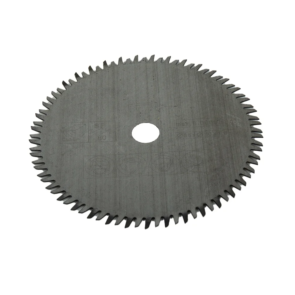 1pc 85mm Circular Saw Blade Cutting Disc 10mm Bore 80Teeth Hard Alloy Blade For Wood Plastic PCB Board Cutting Tool