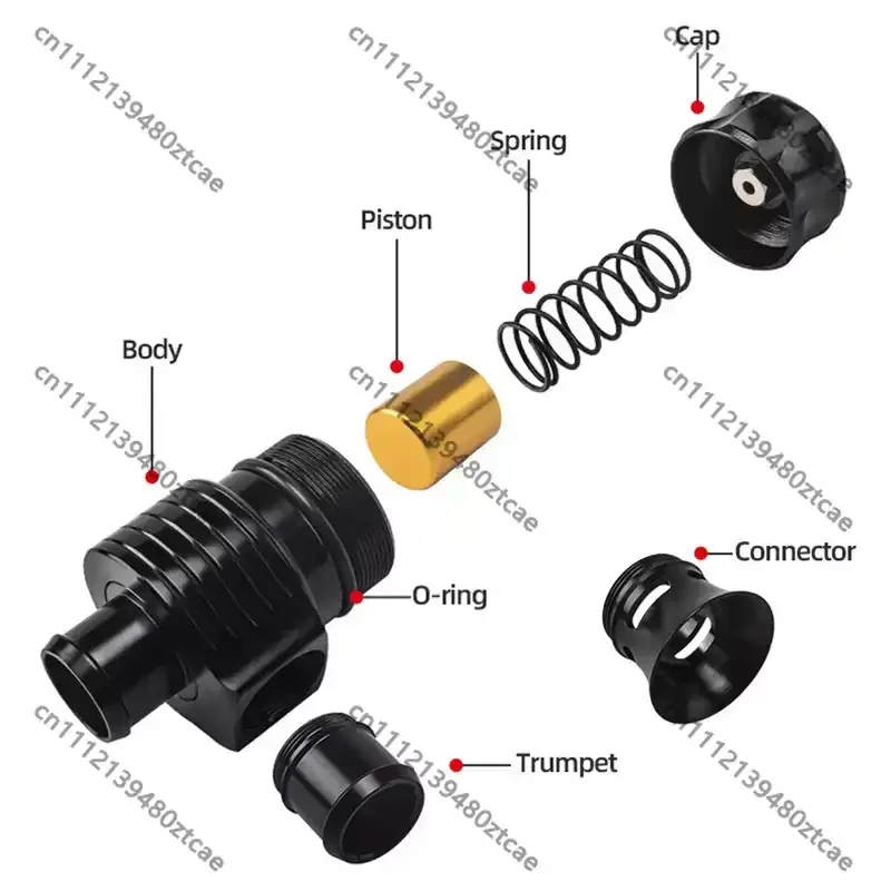 Adjustable Turbo Blowoff Valve, Turbo Pressure Relief Vent Valve, Auto Turbo Performance Tuning Accessories