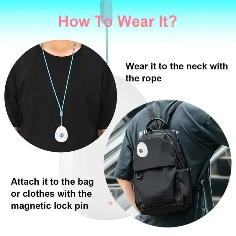 

GPS Locator 4G Two-Way Communication Locator Children Elderly Student and Personal Anti-lost device 4G Tracker SOS Alarm