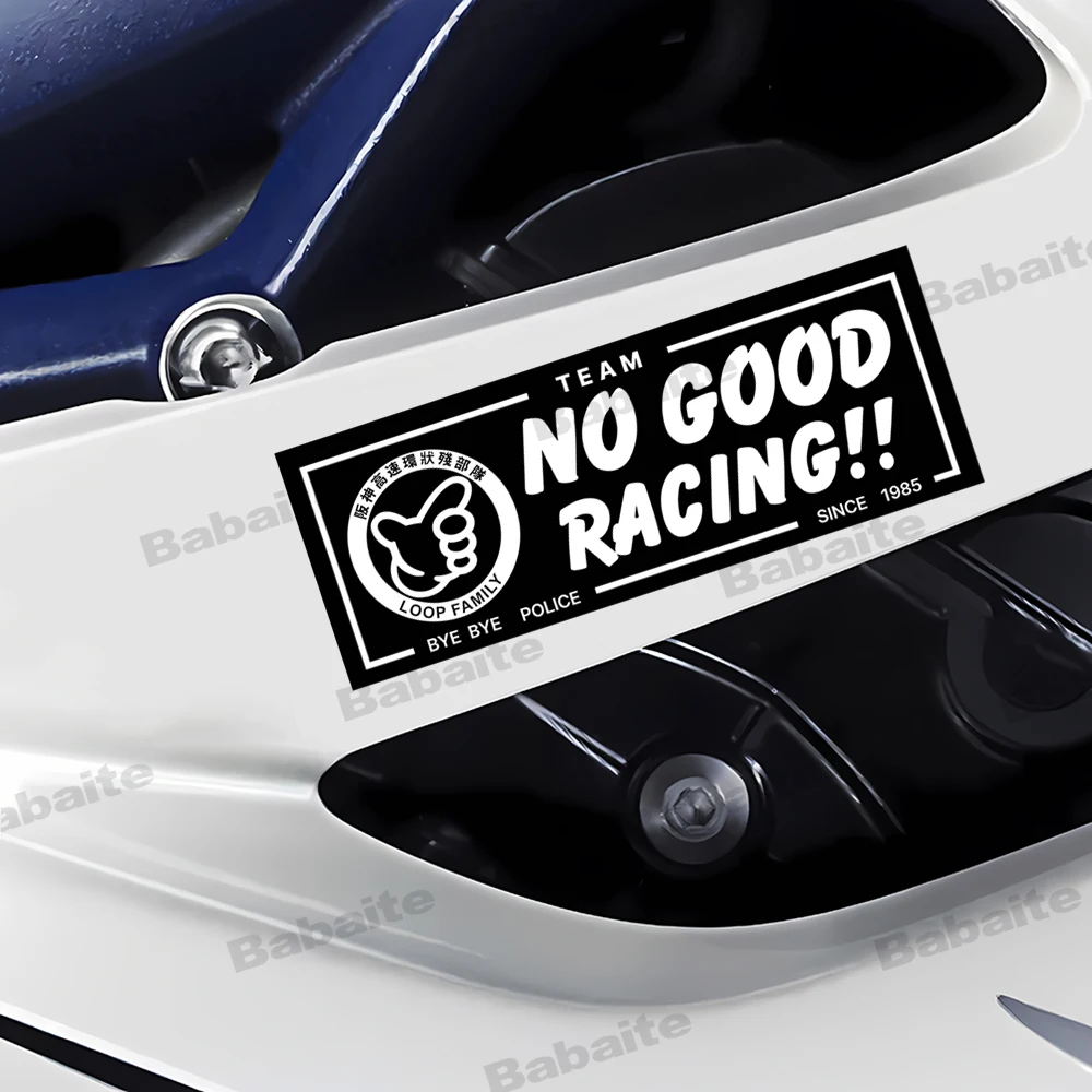 Car Sticker NO GOOD RACING JDM Kanjo OSAKA Vinyl Decals Bumpers Accessories Decoration Stickers