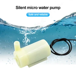 DC 3V 5V USB Brushless Motor Mini Submersible Pump Hydroponic Fish Tank Circulating Water Fountain Waterfall for Fish Tank