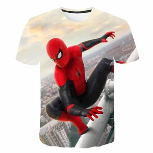 Superhelden-Kinder-T-Shirt, Spiderman, Hulk, Captain America, Sonic, Kinderkleidung 12 Hauptverkäufe Sonic Children's Clothing - №11