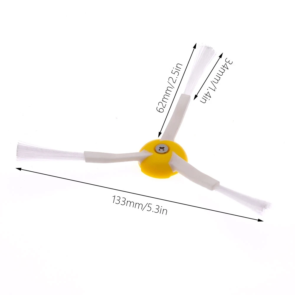 Piezas de cepillo lateral para iRobot Roomba, repuesto de aspiradora de 3 a 6 brazos, serie 600, 700, 625, 630, 650, 660, 760, 770, 772, 776, 780, 790