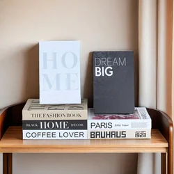 Fashion City Travel Girl Room Decorative Fake Books Living Rooms Nordic Fake Books Coffee Table Ornaments Prop Home Decoration