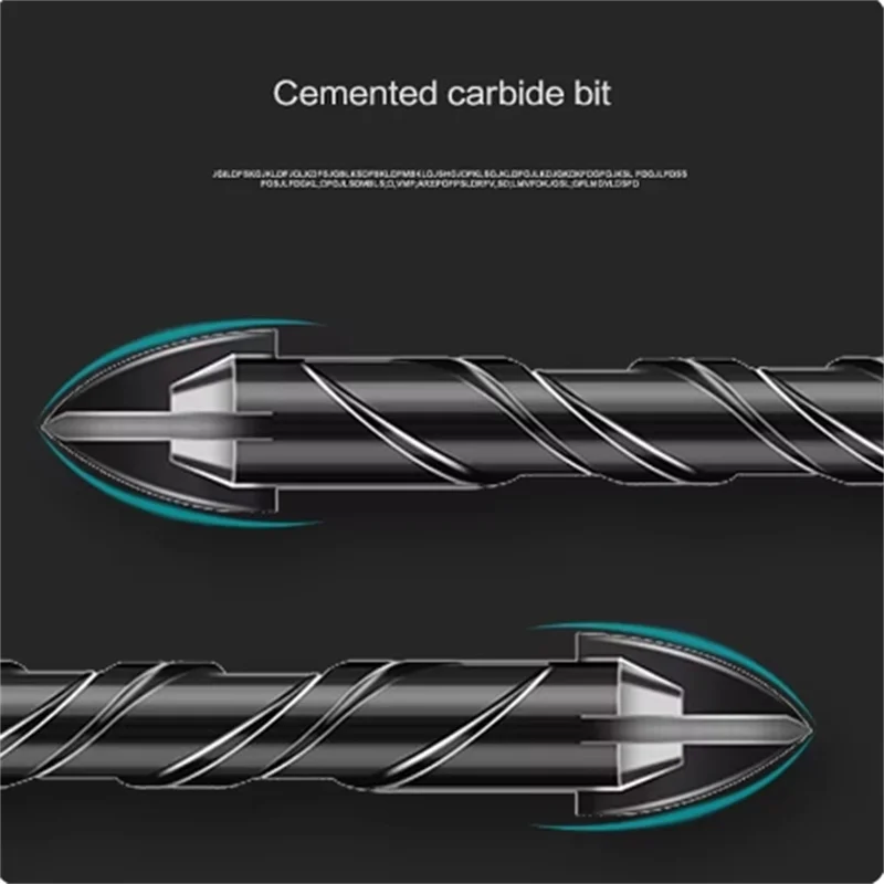 10-częściowy zestaw wierteł do płytek krzyżowych sześciokątnych 5/6/8 mm Szkło Beton Płytki ceramiczne Wiertło trójkątne ze stopu twardego Profesjonalne narzędzie do otwierania otworów