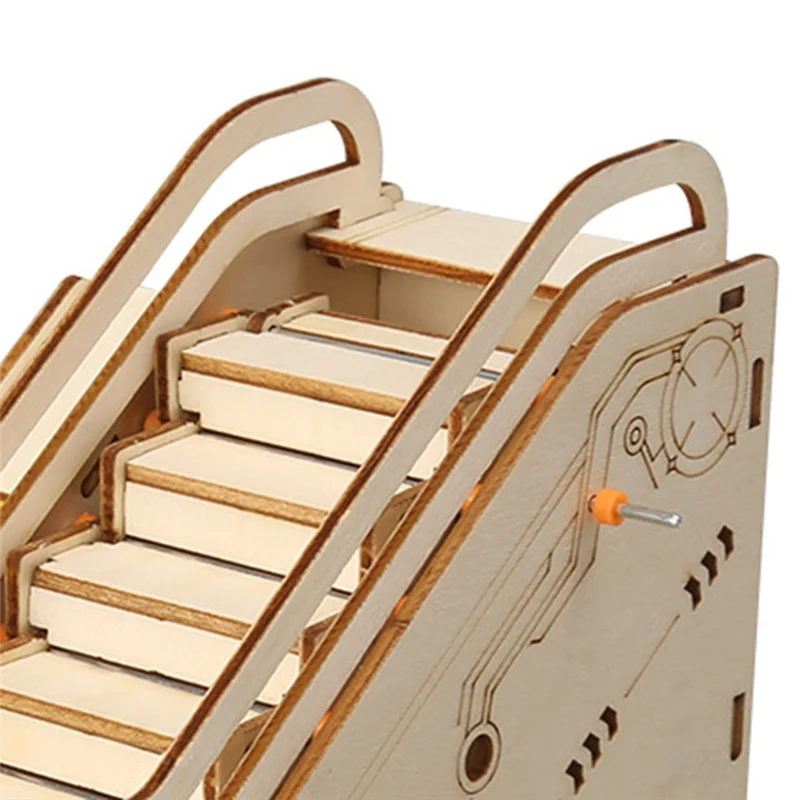 

AT82-Escalator Model Science DIY Escalator Experiment Model Kit Stem Project For Boy Girl