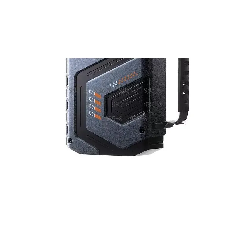 Portable Wireless Car Tire Inflator, Multifunctional Emergency Vehicle Starting Power Supply With Air Pump Function