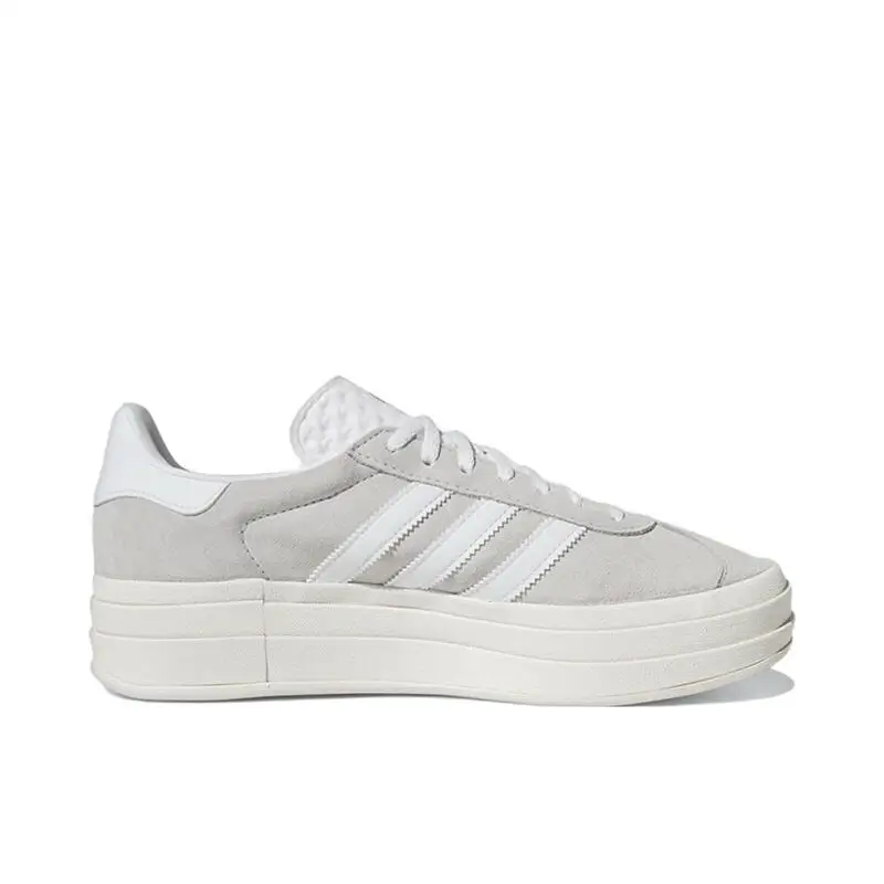 Adidas Originals Gazelle Blod Men's and Women's White Comfort Wear Resistant Non-slip High and Low Top Shoes