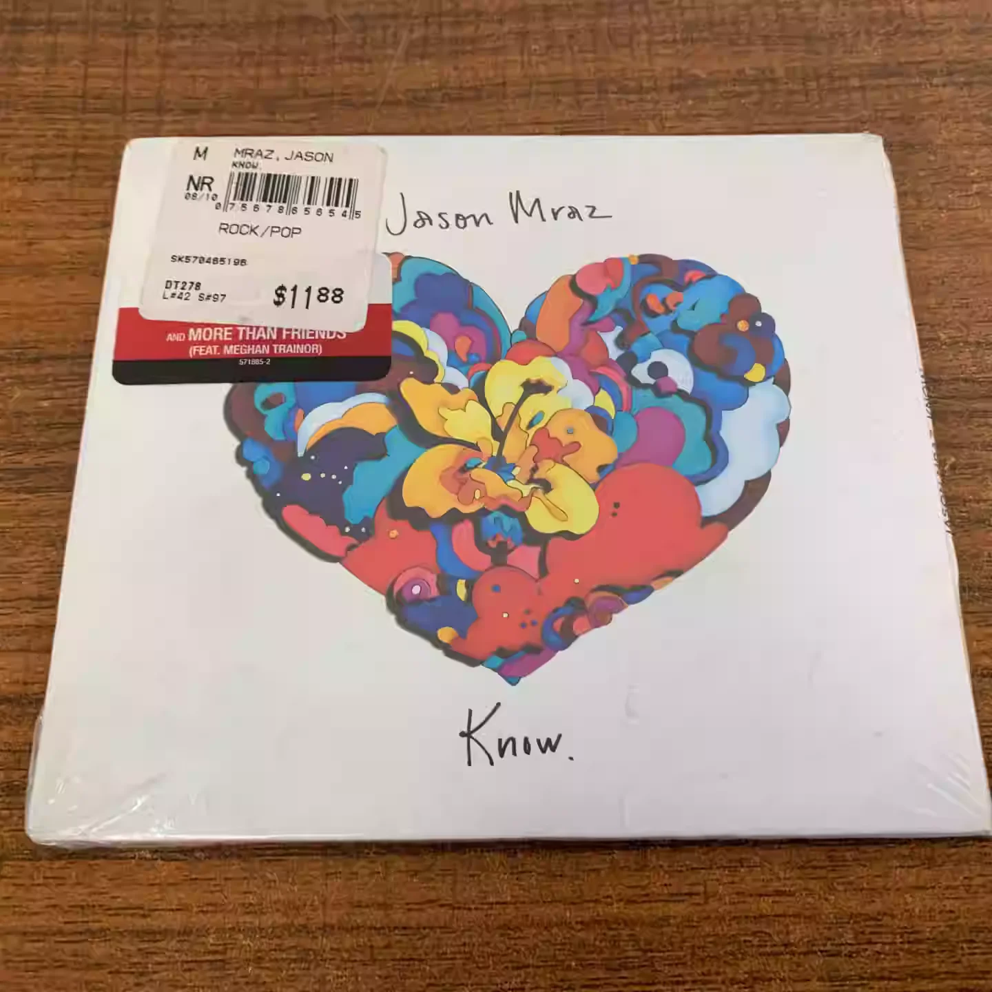 

CD Classic Folk Pop & Adult Alternative Album Jason Mraz Music CD Know Music Record Cosplay Walkman Car Soundtracks Box Gifts