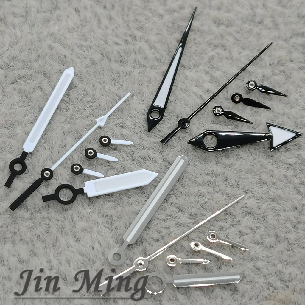 Luminous VK63 Watch Hands Set of 6 Pins White Black Silver Gold Green Pointers for VK63 VK63A Quartz Movement High Quality - view 4