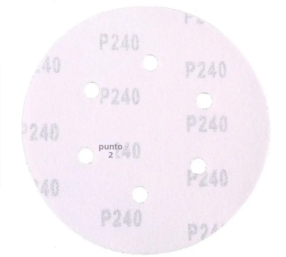 Caja De 50 Discos De Lijado De 220 Grit De 6" Sin Orificios Para Lijadoras DA | Dura-Gold Dorados