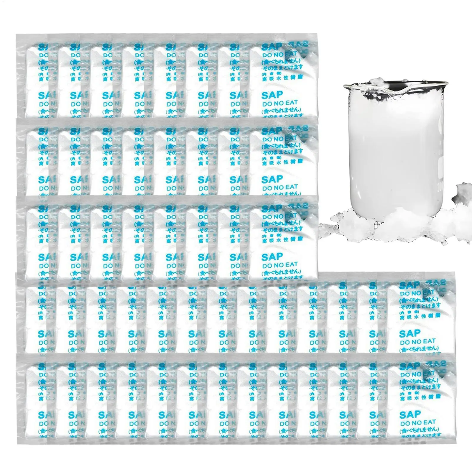 50 Pieces Pee Gel Toilet Urine Absorbent Powder Pee Solidifier Coagulant Odor Eliminator For Outdoor Camping Travel Backpacking