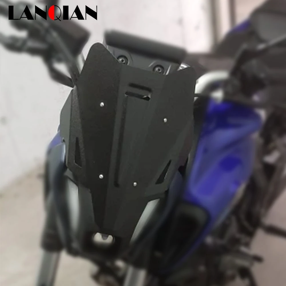 

Лобовое стекло мотоцикла для YAMAHA MT07 FZ07 2021 2022 2023 2024 FZ-07 MT-07 комплект ветрового стекла дефлектор обтекатель ветрового стекла