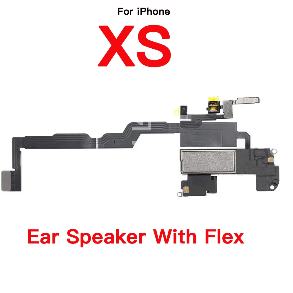 Inner Parts Replacement For iPhone XS Front Camera Power Volume Charging Flex Cable Full Screw Ear Piece Loud Speaker