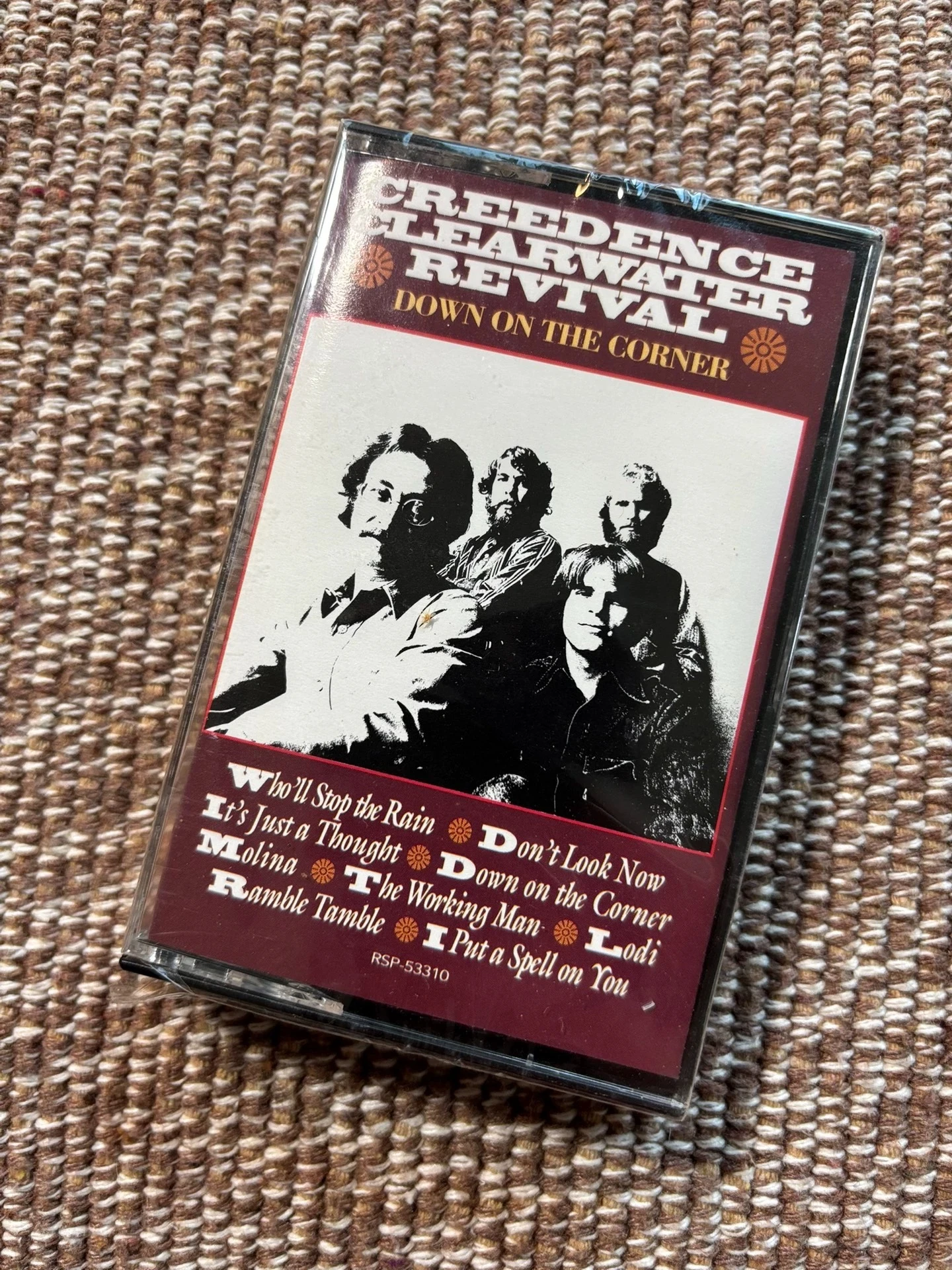 

Creedence Clearwater Revival John Fogerty Music Tape Down On The Corner Album Fortunate Son Cassettes Cosplay Soundtracks Box