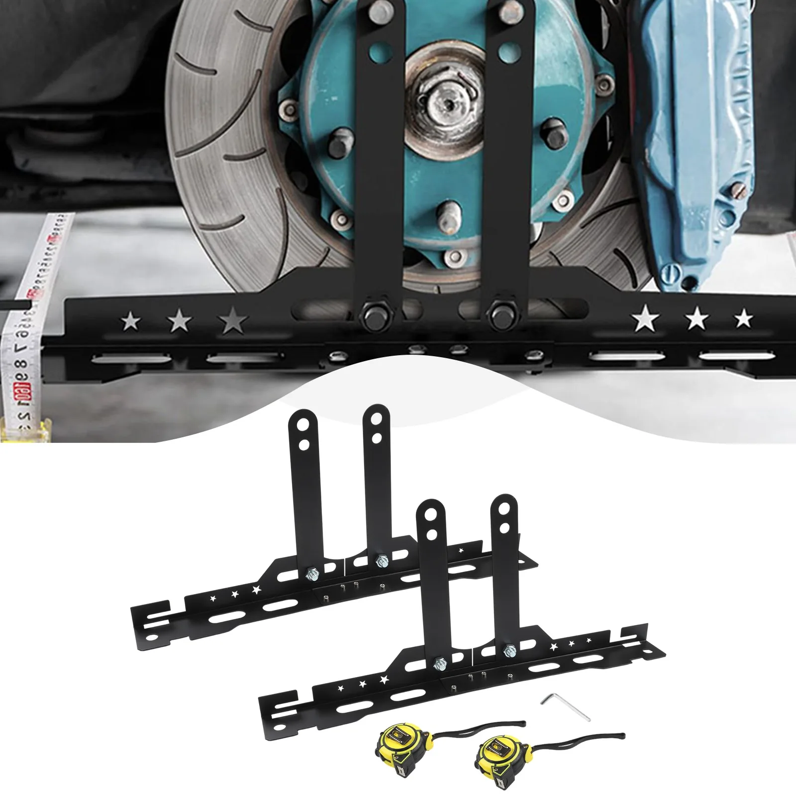 Toe Plates Automotive Alignment Tool for Home Use Compatible with Various Vehicle Models Including Trucks and SUVs