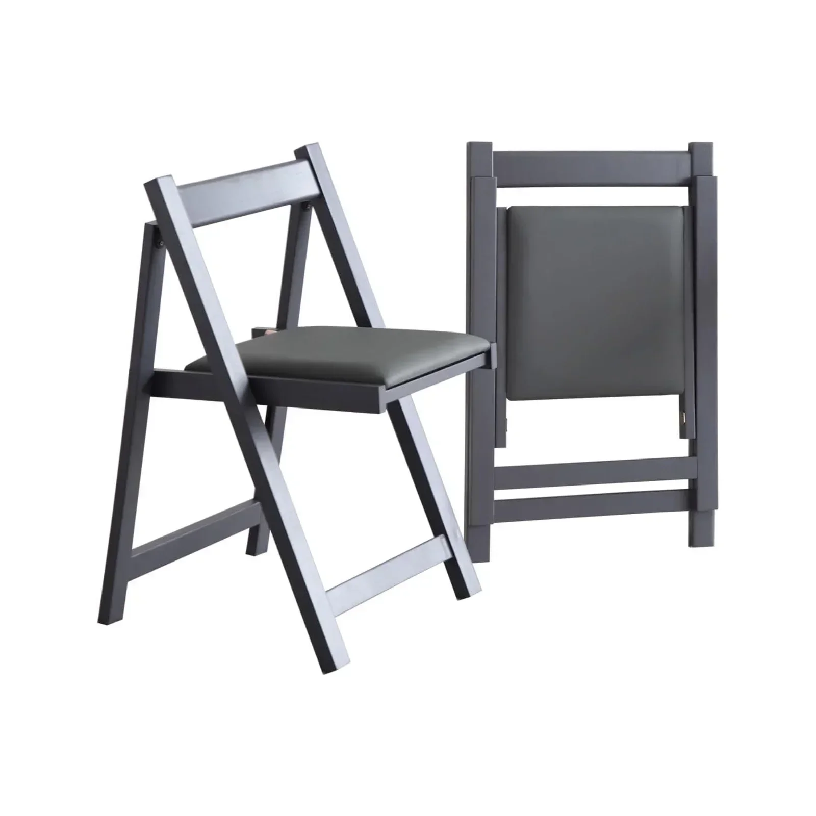 Folding Chair for Dining Table Convenient and Saving Space Suitable for Event Party 198LB Weight Capacity for Two Chairs Stühle