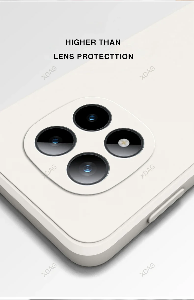 Luxuriöse Original-Handyhülle für Xiaomi Redmi Note 15 Pro Plus Pro+ Note15 15Pro 5G Flüssiges Silikon Weiche Einfache Rückseiten-Abdeckung Funda – Detail 4
