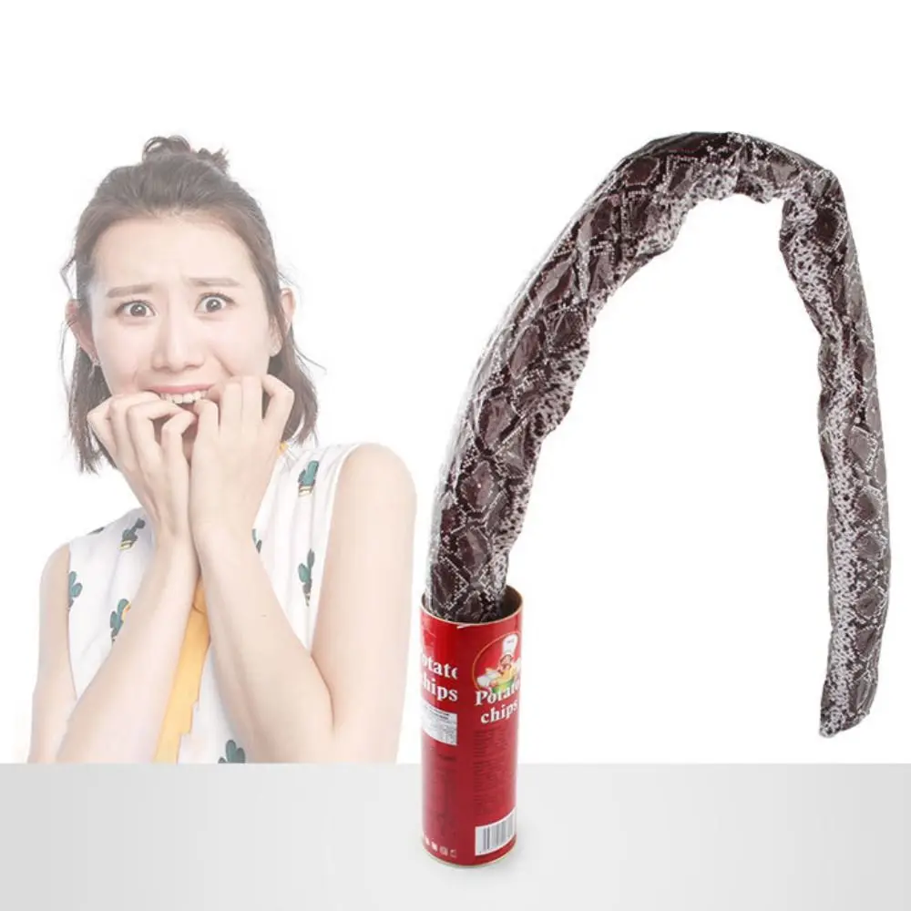Parodia Scherzi Riutilizzabili Serpente Finto Giocattoli Primavera Serpente Salto Trucchi Magici Patatine Può Giocattoli Popcorn Può Decorazione Del Partito