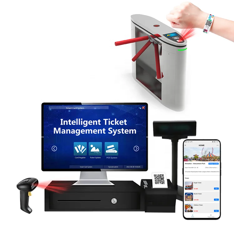 

Sell Group Tickets Pos System Access Control RFID Barcode Qrcode Tickets Validation By Ticketing System