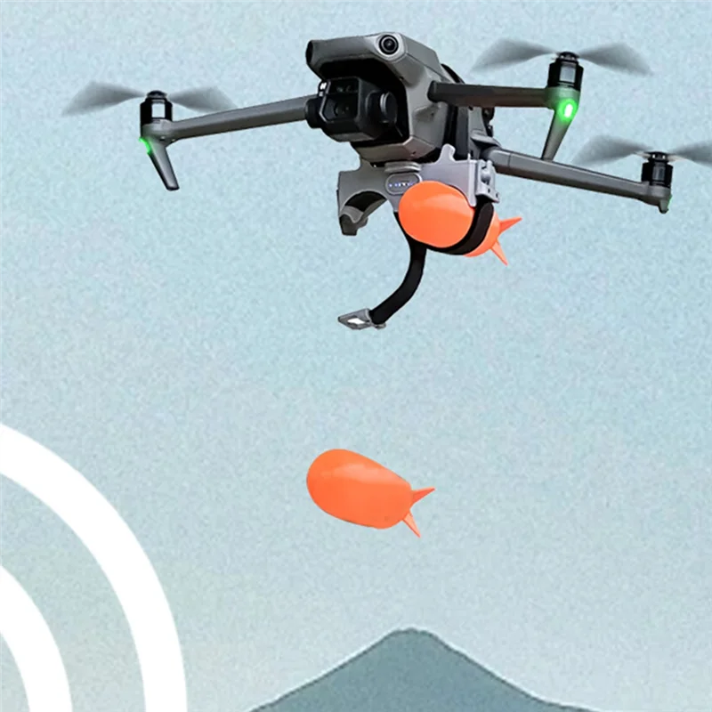 ABZZ-드론 이중 발사기 광 유도 원격 제어 거리 DJI Mini4/4Pro용 무제한 구조 배달