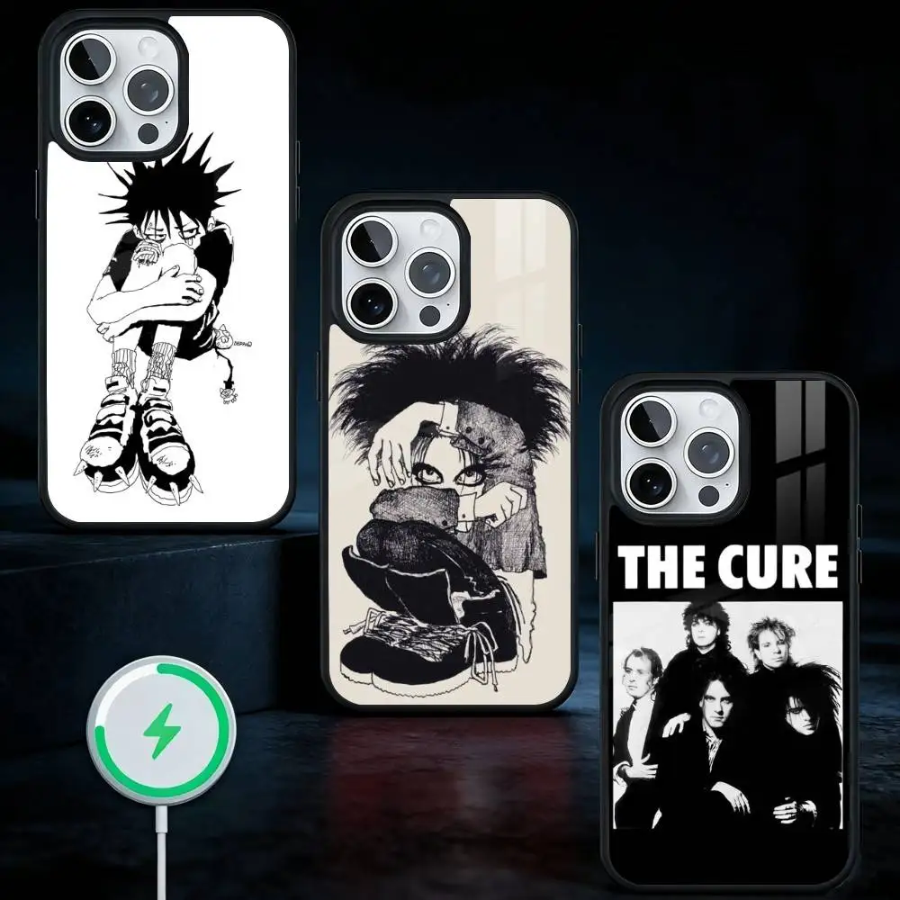 

Band The C-Cure Phone Case For iPhone17,16,15,14,13 Plus,Pro Max Magnetic For Magsafe Wireless Charging