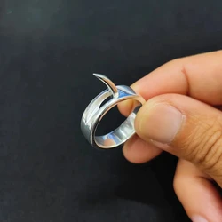 Anime Attack on Titan Annie Leonhart Cosplay Ring Ani Reonhato Unisex Adjustable Defense Spikes Rings Jewelry Accessories