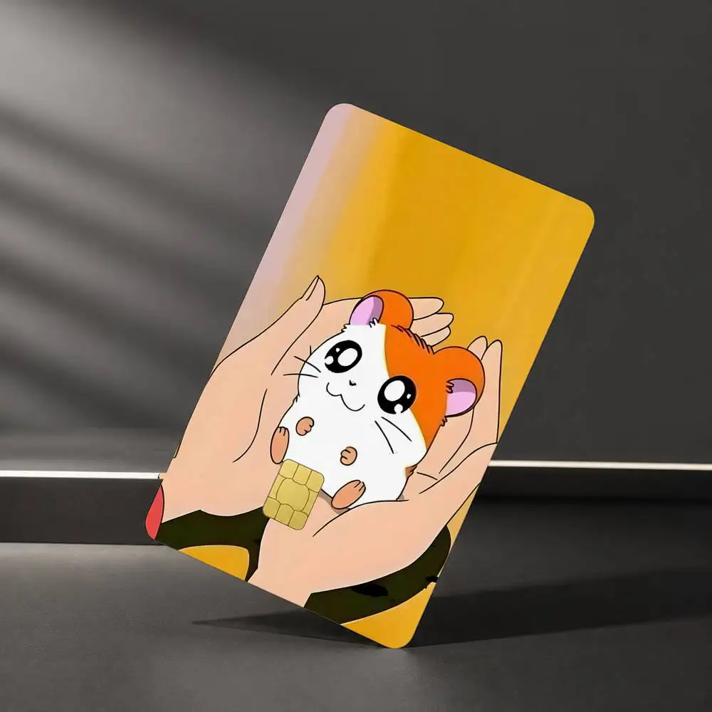 CUTE H-Hamtaro Kawaii World Sticker Film Tape Skin for Credit Card Debit Card Waterproof Stickers