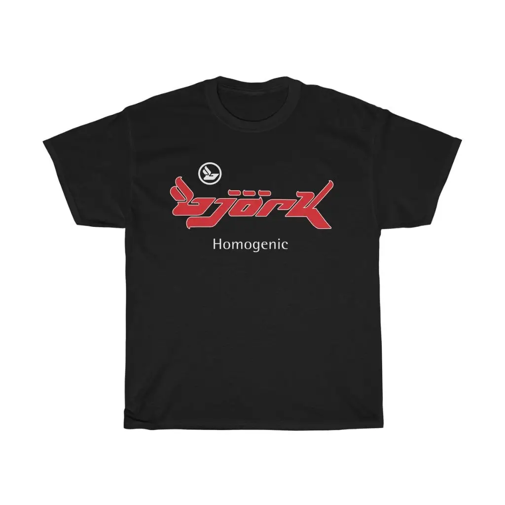 Bjork Homogenic Red Logo T shirt