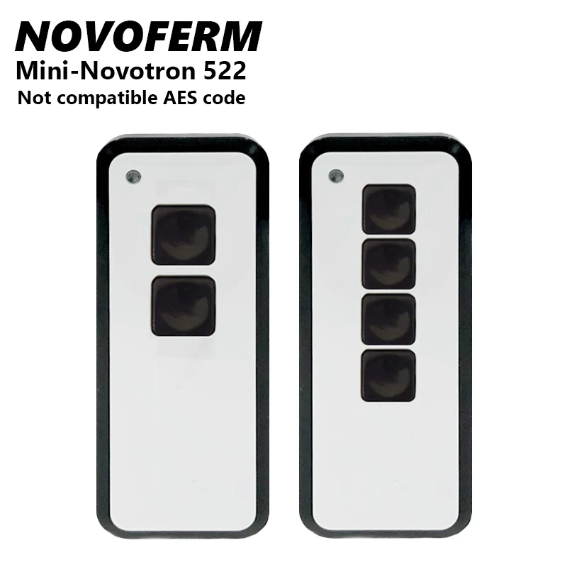 

NOVOFERM MINI-NOVOTRON 522 524 Пульт дистанционного управления гаражными воротами NOVOTRON 5O2 MAX43-2 504 MAX43-4 512MIX 43-2 MNHS433-02 MNHS433-04