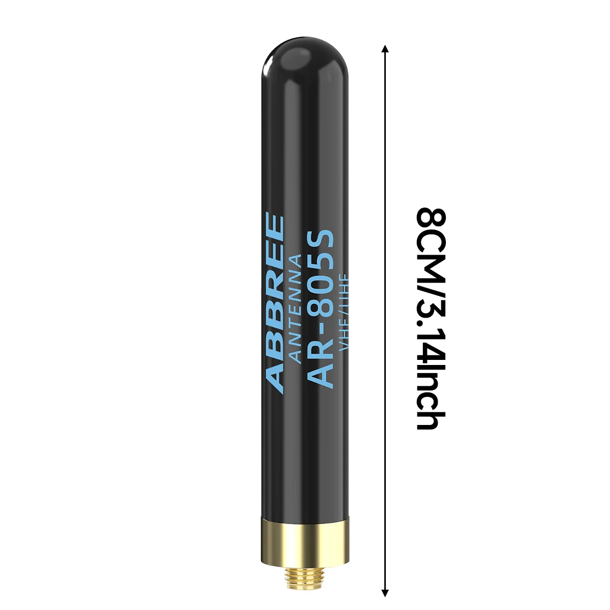 ABBREE AR-805S Mini-Antenne Walkie-Talkie SMA-Buchse UHF VHF Dual-Band Hohe Verstärkung für Baofeng UV-5R Mini UV-21 PRO Amateurfunkgerät