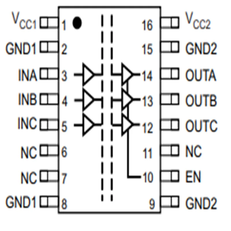 ISO7330FCDWR ISO7330FC Original IC In stock Robust EMC, Low Power, Triple-Channel Digital Isolators