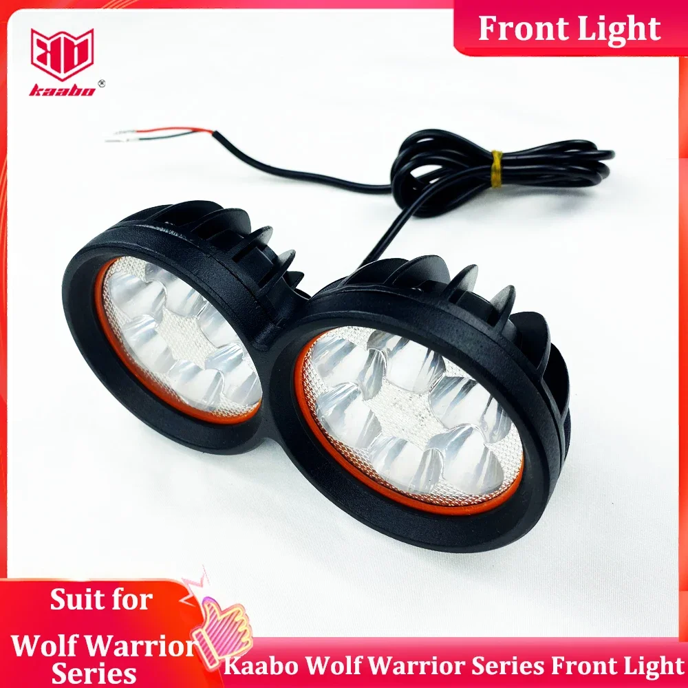 Original Kaabo Wolf Warrior Series Front Light Headlight Part for Kaabo Wolf Warrior X / Warrior11 / King+ E-scooter