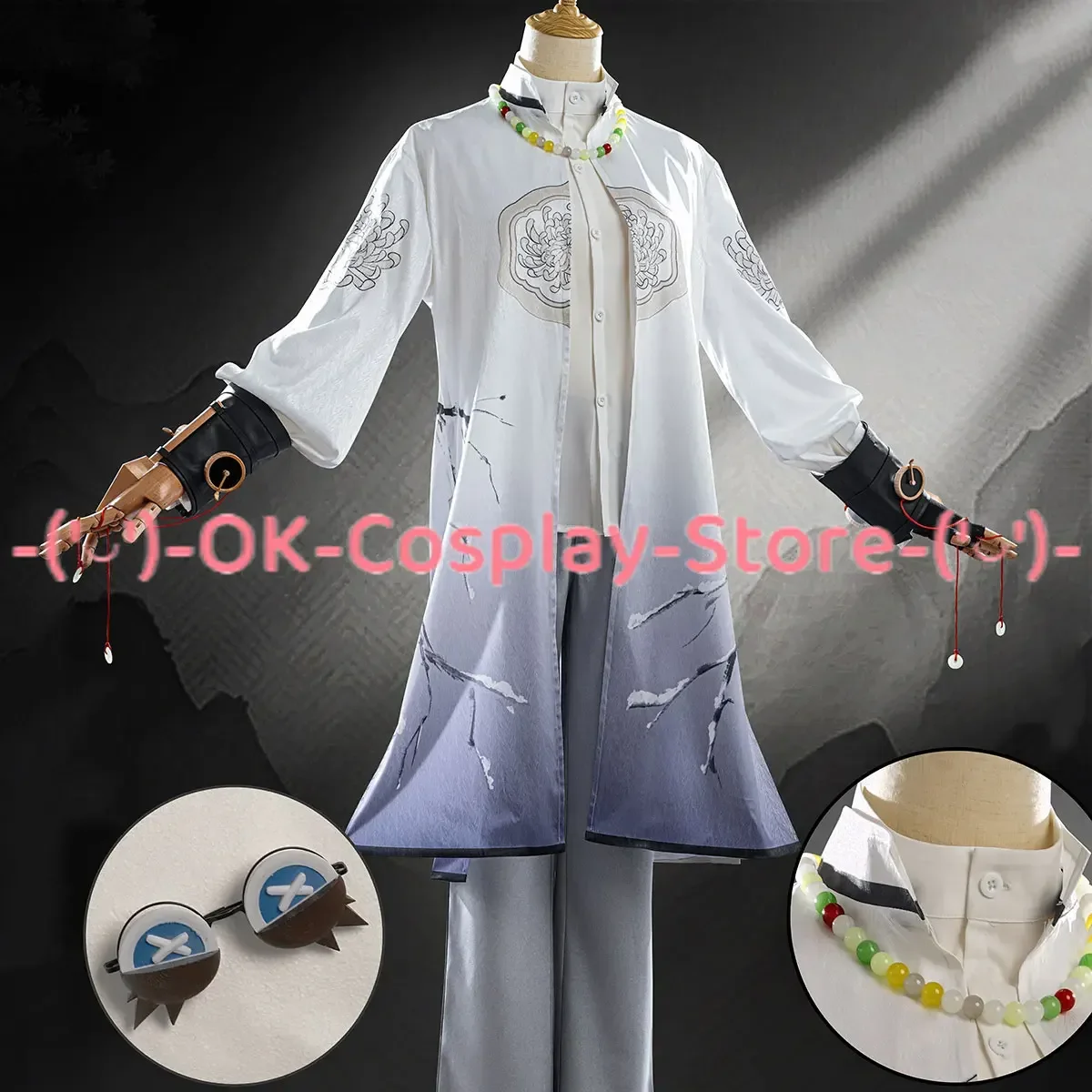 Game Identity V Patient Emil Cosplay Costume Chinese Style Suit Halloween Carnival Uniforms Anime Clothing Custom Made