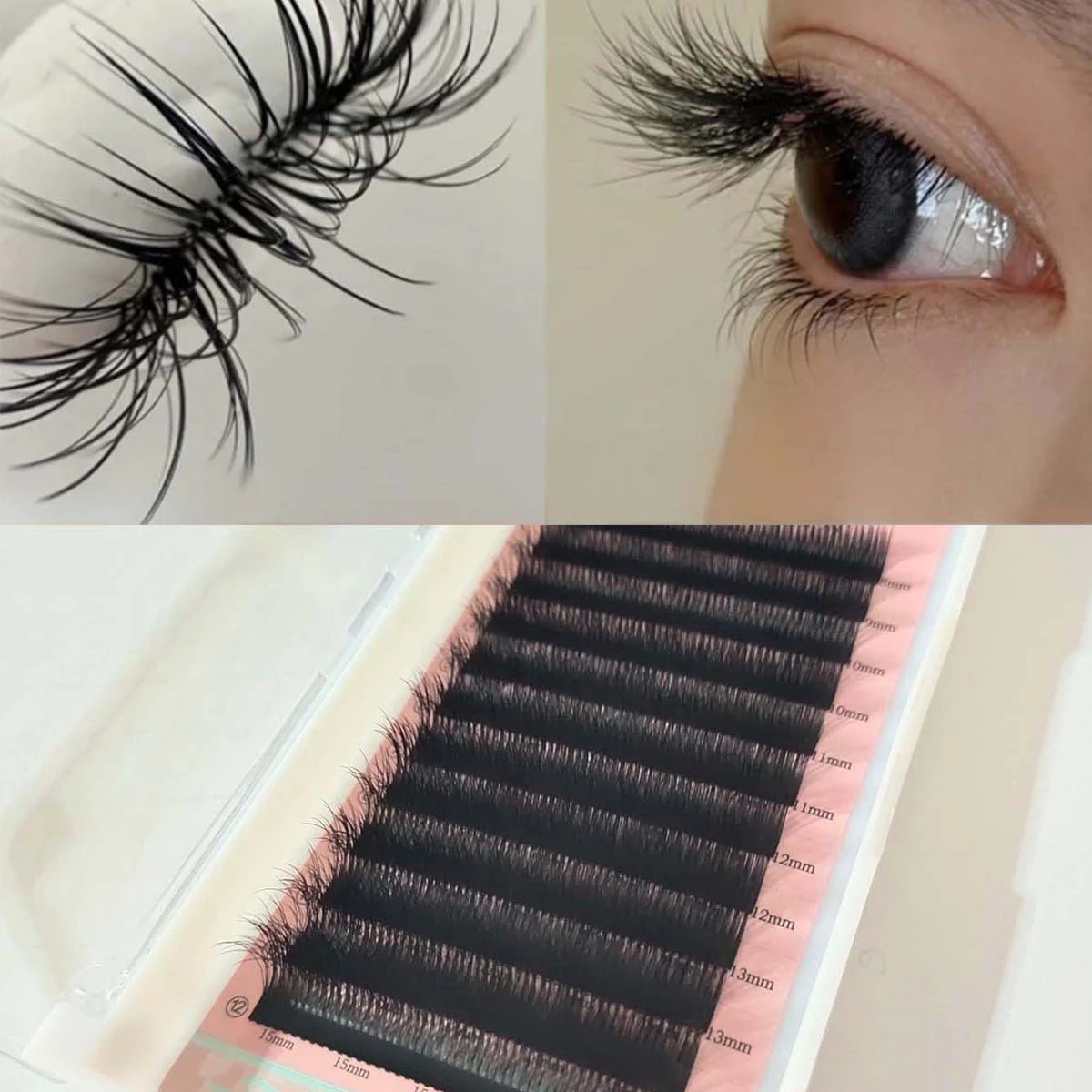 

Eyelash Extensions Faux Mink Matte Lashes 8-15mm Veyelash Professionals Classic Natural Lash Bulk Wholesale 16 Rows Matte Black