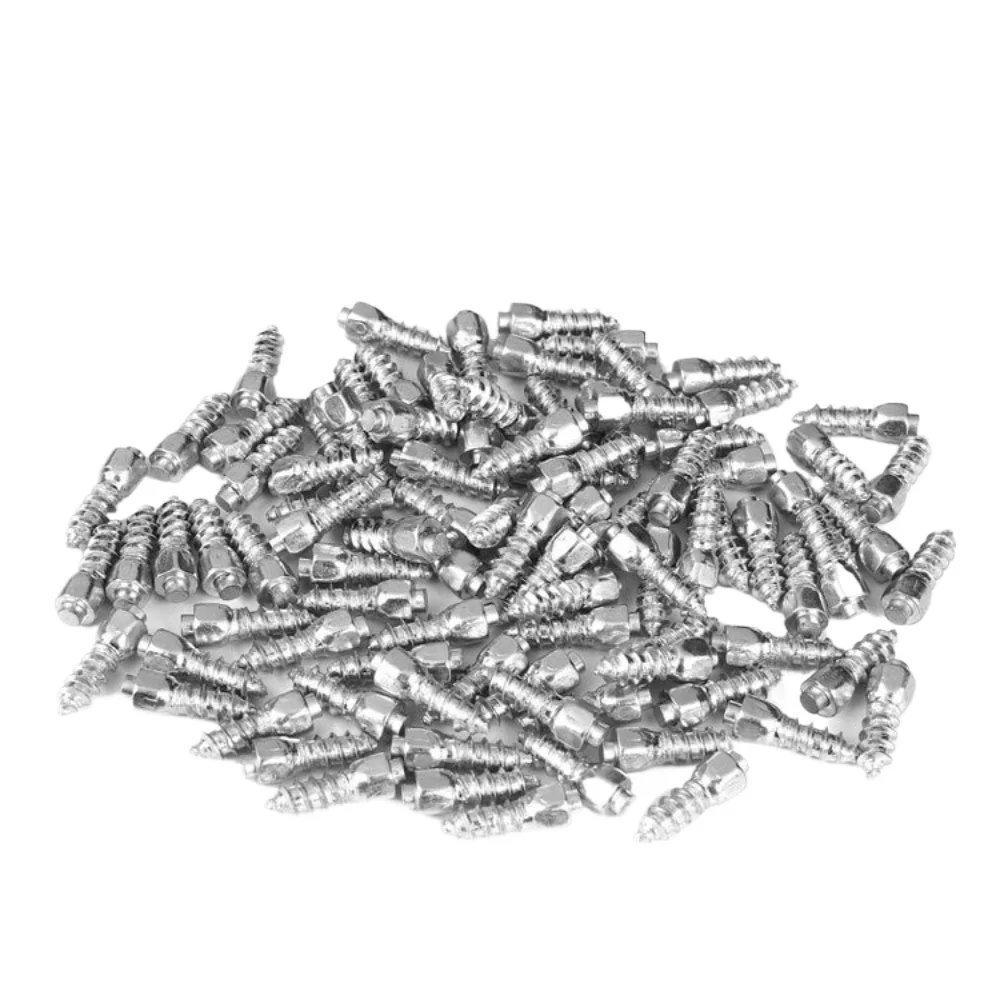 

50/100pcs Anti-skid Screw Nails for Snow Soles Auto Car Motorcycle Bike Truck Off-road Tyre Anti-slip Anti-ice Spikes Alloy Nail