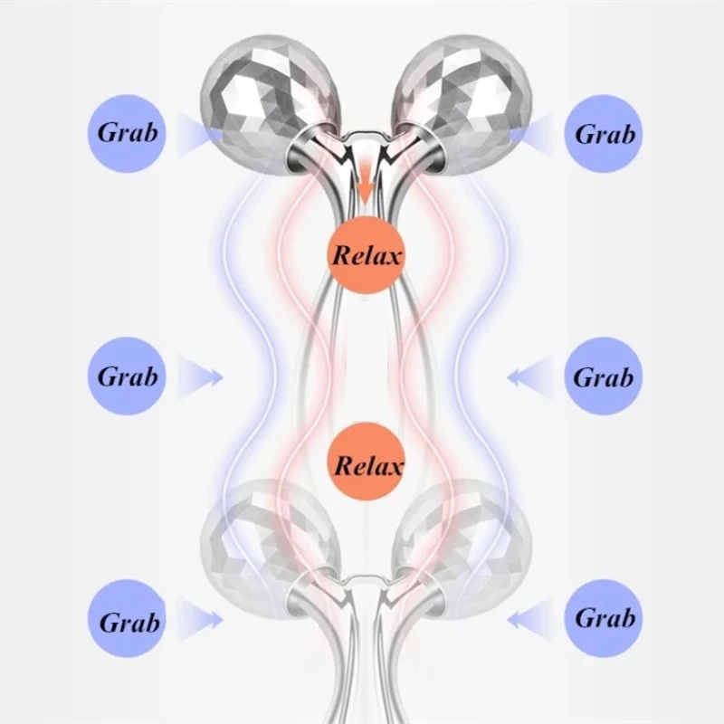Высококачественное устройство для красоты лица, более толстый 3D роликовый массажер, укрепляющий кожу, тонкое лицо, вращающийся на 360 °, средство для удаления морщин, расслабляющий массаж