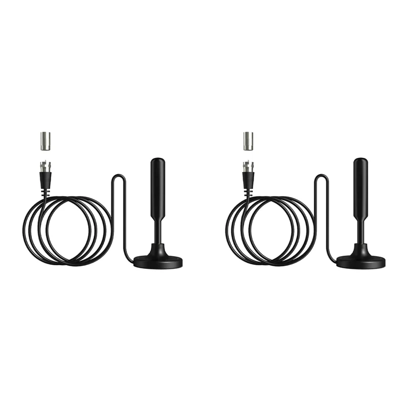 

2X TV Antenna HDTV-T Digital TV Antenna High Gain For Indoor Outdoor Smart TV Signal Reception A-Y47A