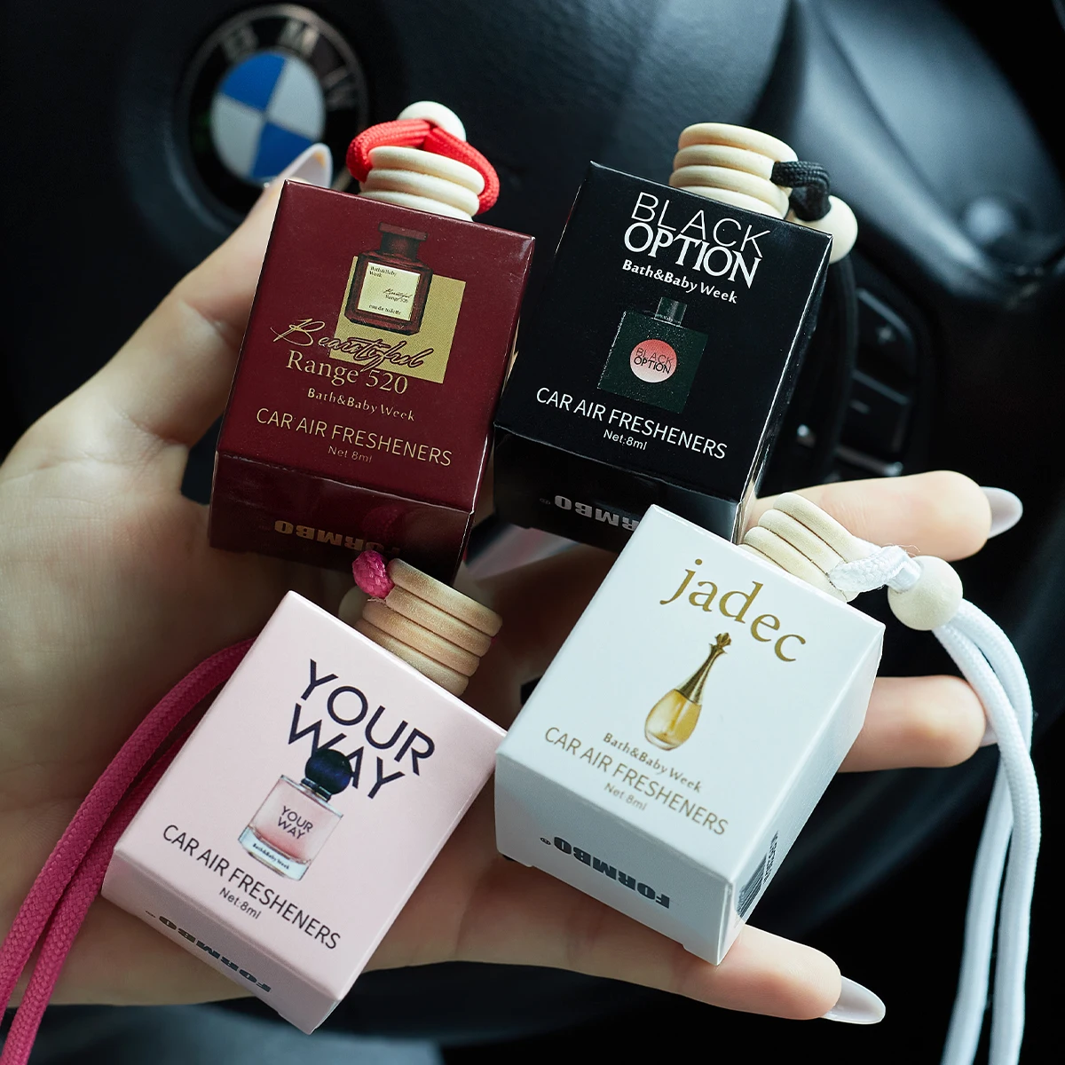 عطر سيارة، عطر سيارة يستخدم لملحقات السيارة الداخلية، معطر هواء للسيارة طويل الأمد، يحافظ على الساحرة والطازجة