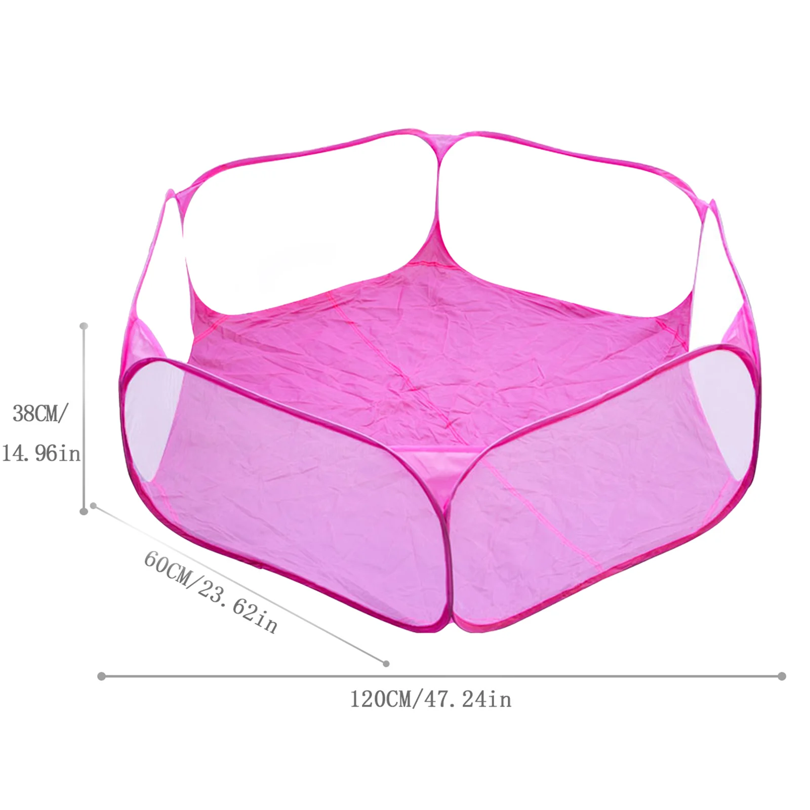Tenda da gioco per bambini con sei veli Tenda da gioco per interni Comoda piscina pieghevole con palline oceaniche Recinzione per animali Piscina da gioco per riprese Casa dei giocattoli