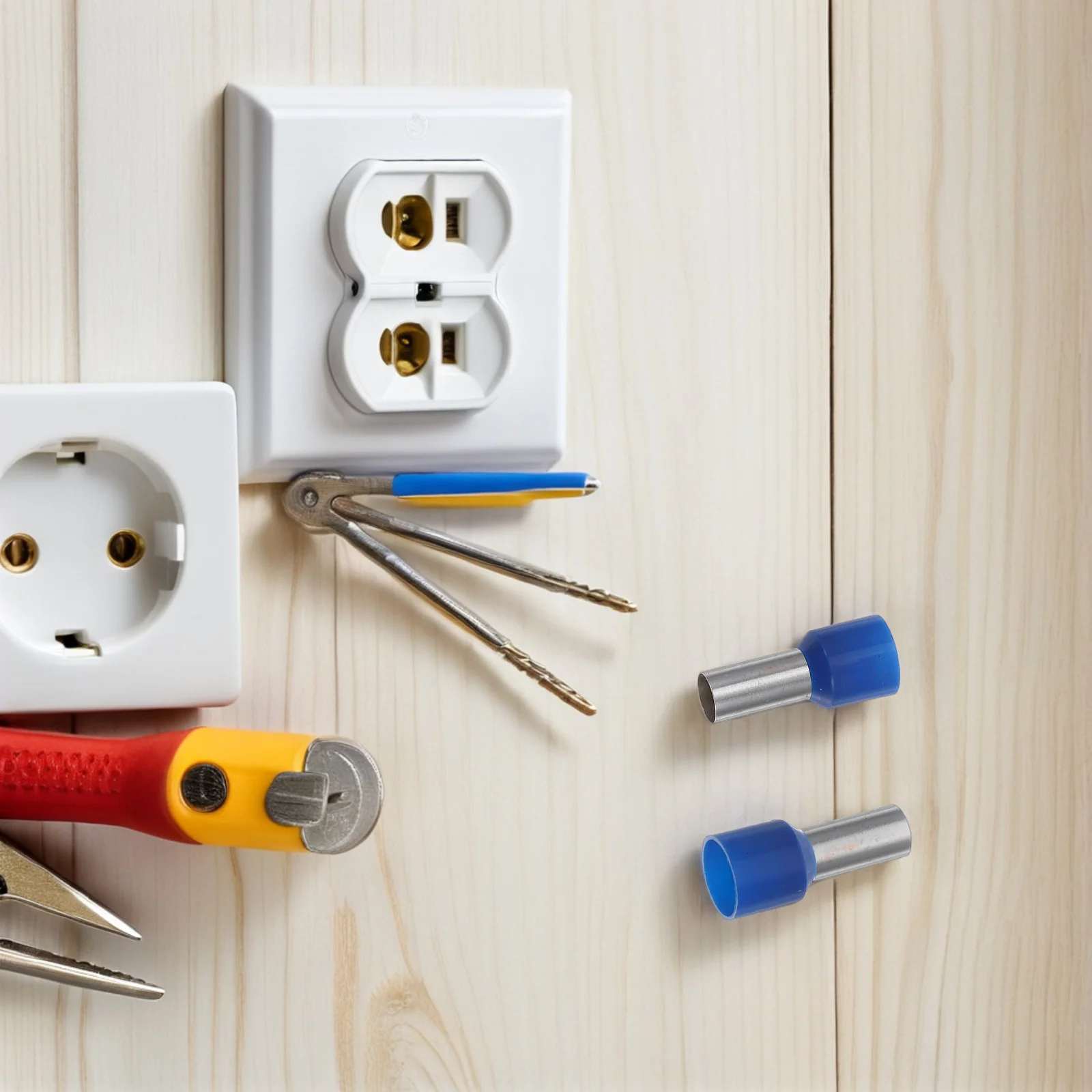 

500pcs Wire Ferrules Terminals Kit Insulated Crimp Connectors For Electrical Wiring Automotive Industrial Control Panels