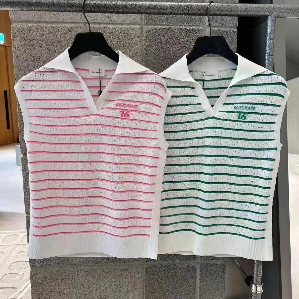 

Women's Golf Apparel Cooling Breathable Knit Sleeveless Vest Casual Fashionable Versatile Top