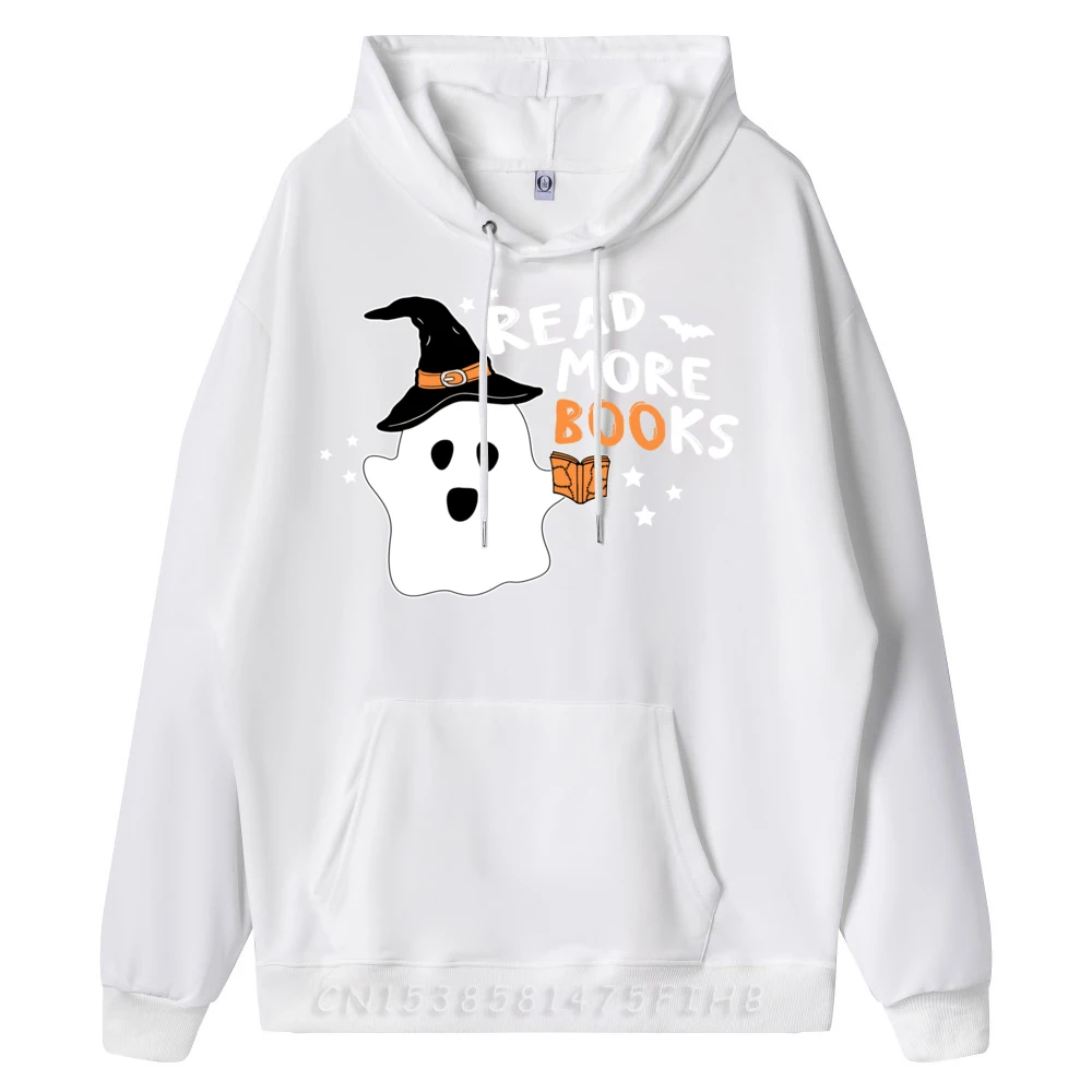 Booooks Ghost Halloween Read More Books Cute Boo read a book Brand Clothing Durable and wear-resistant Christmas Halloween