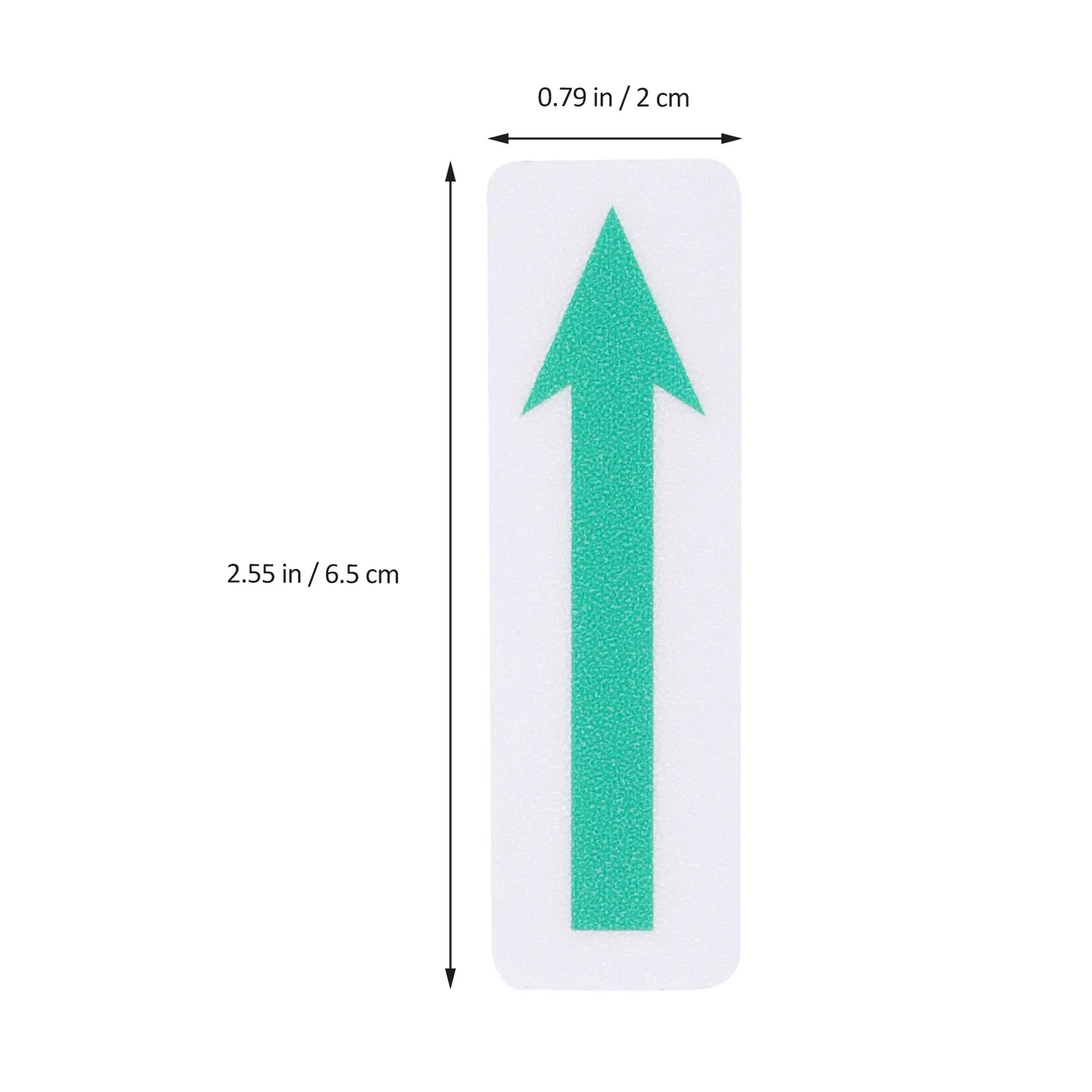 10Pcs Green Sticker Left Arrow Sign Removable Reusable Waterproof Sunproof Traffic Safety Floor Wall Marking