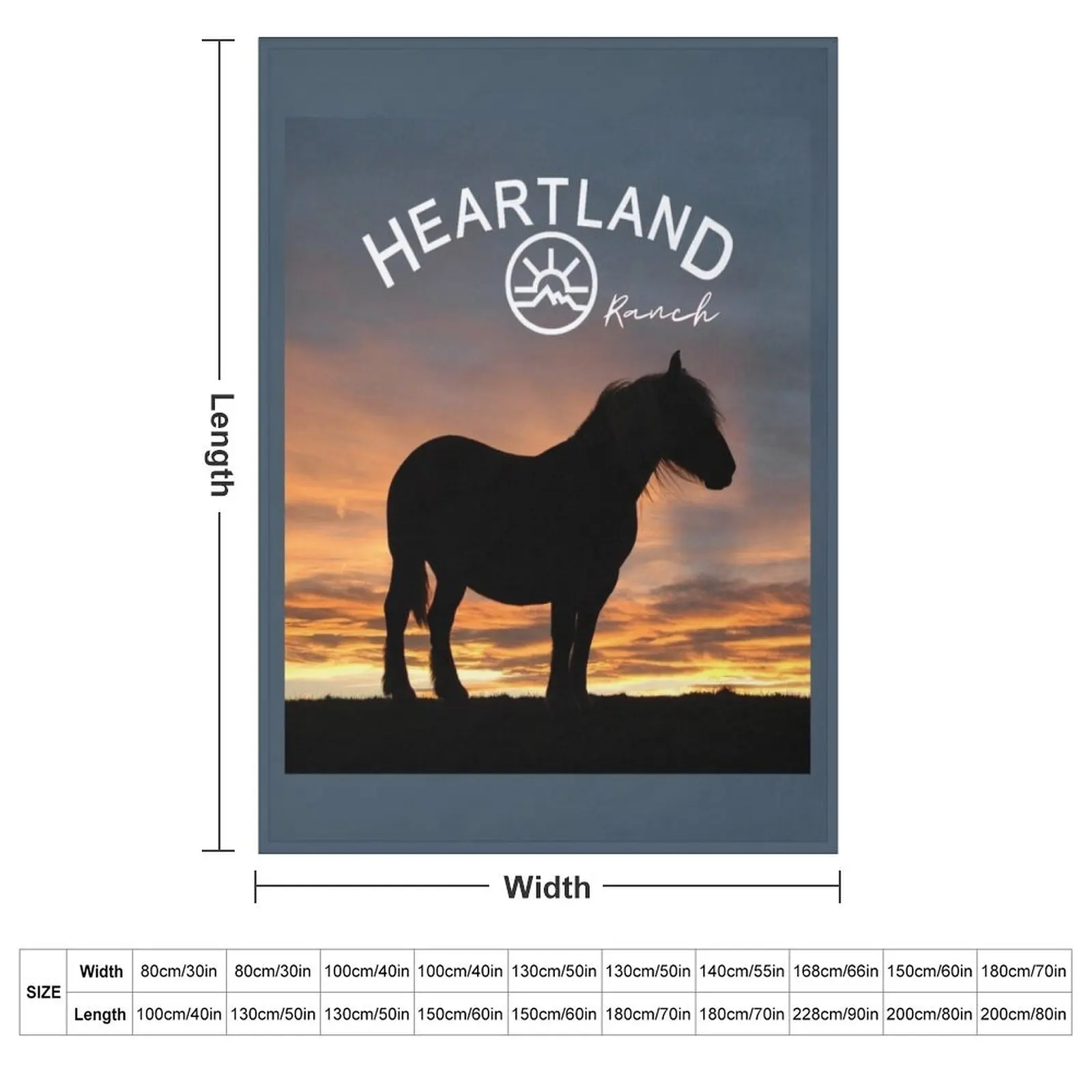 Heartland Ranch , Heartland Horse Throw Blanket Furry Cute Plaid Multi-Purpose cosplay anime for winter Hairys Blankets