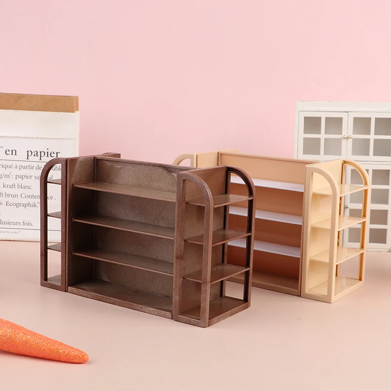 1/12 Poppenhuis Mini Supermarkt Display Plank Poppenhuis Winkel Kast Model Poppen Huis Meubelen Decoratieaccessoires