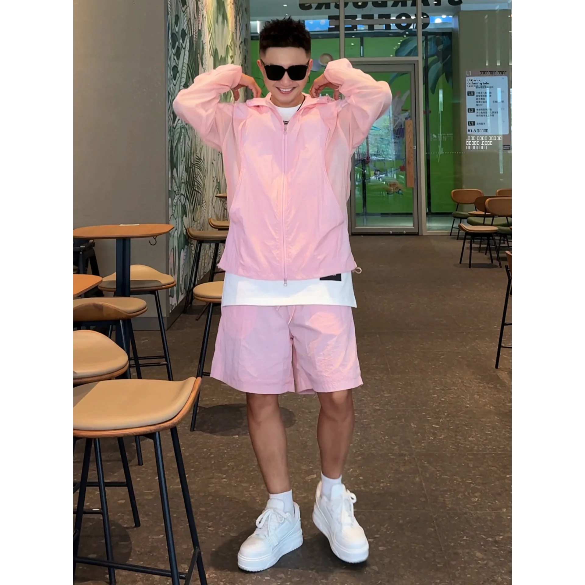 men's-summer-faionable-two-piece-set-breathable-lightweight-sun-protection-hat-jaet-casual-orts-polyester-fiber-youth