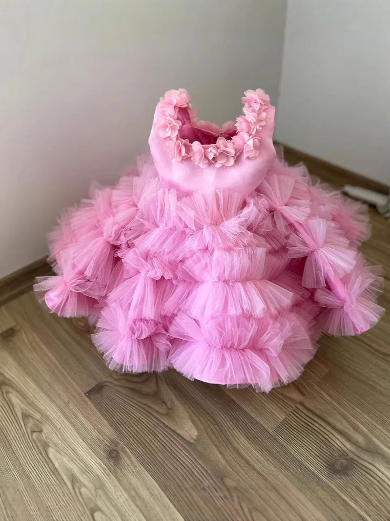 Robe de mariée à manches courtes pour filles, robe de princesse pour enfants adolescents, robe de reconstitution historique de fête, robe formelle magnifique pour enfants, 2025