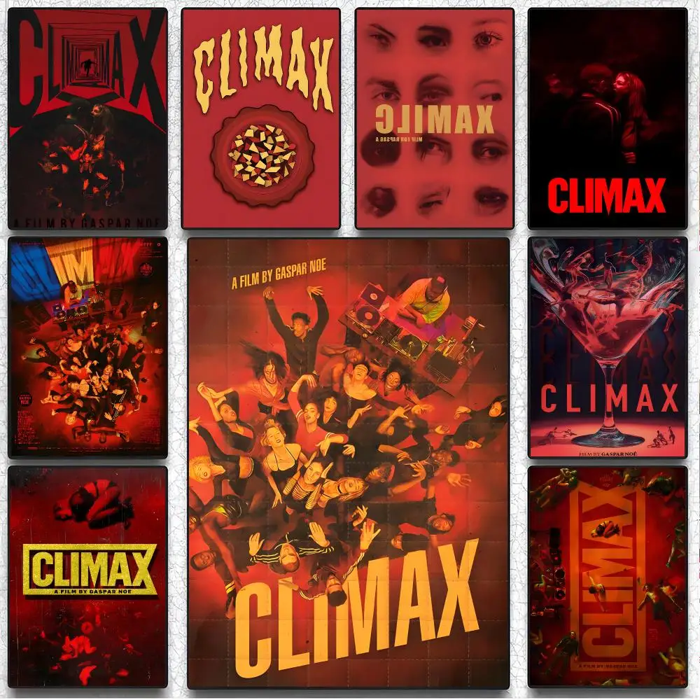 movie horror C-Climax Poster Artistic Instant Peel-Off Wall Decor Atmosphere Setter for Bedside & Shared Room