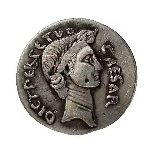 RM(40) Ancient Denarius Julius Caesar,d.44 BC AE Denarius Silver Plated Copy Coins